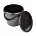 Black Buckets With Lids